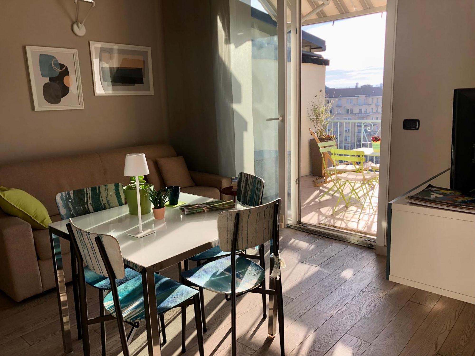 Attico Ellen Terrazza Con Vista Apartment Turin Luaran gambar