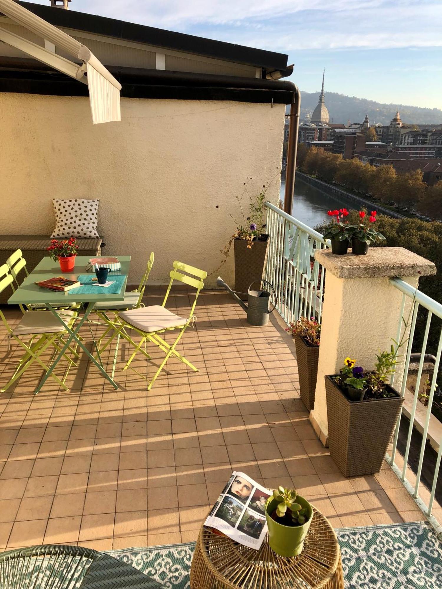 Attico Ellen Terrazza Con Vista Apartment Turin Luaran gambar